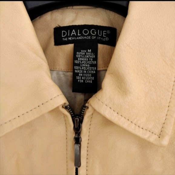 Dialogue Leather Jacket - Picture 1 of 3